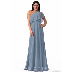 dusty blue Azazie dress! NWT